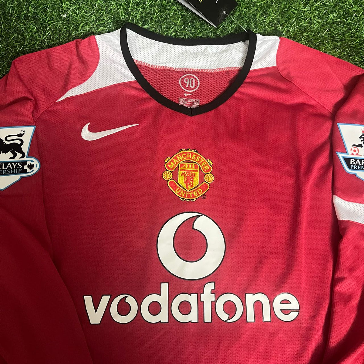 Cristiano Ronaldo Manchester United 2005 EPL Patch Retro Kit Jersey – 4