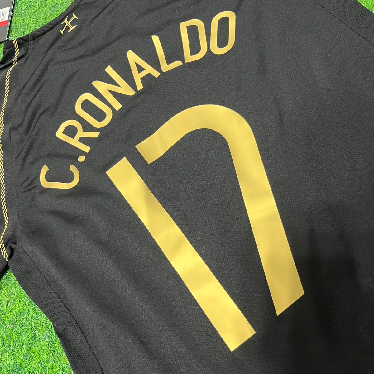 Cristiano Ronaldo #cr17 - Portugal 2006 World Cup Black Jersey – Detailed View