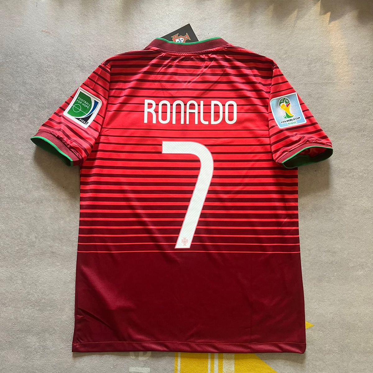 Cristiano Ronaldo Portugal 2014 World Cup Retro Jersey – 4