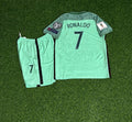 Cristiano Ronaldo Portugal 2018 World Cup Kids Retro Football Jersey – Back View