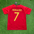 Portugal 2018 Retro Football Jersey – Cristiano Ronaldo – Back View