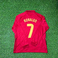Cristiano Ronaldo Portugal 2020 EURO Long Sleeve Football Jersey – Back View