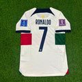Cristiano Ronaldo Portugal 2022 World Cup Qatar Retro Jersey Trikoy – Back View