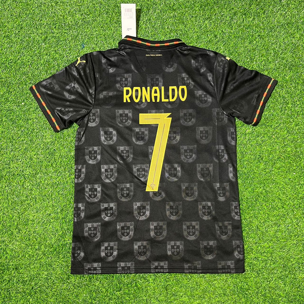 Cristiano Ronaldo Portugal 2025/26 New Season Black Football Jersey – Back View