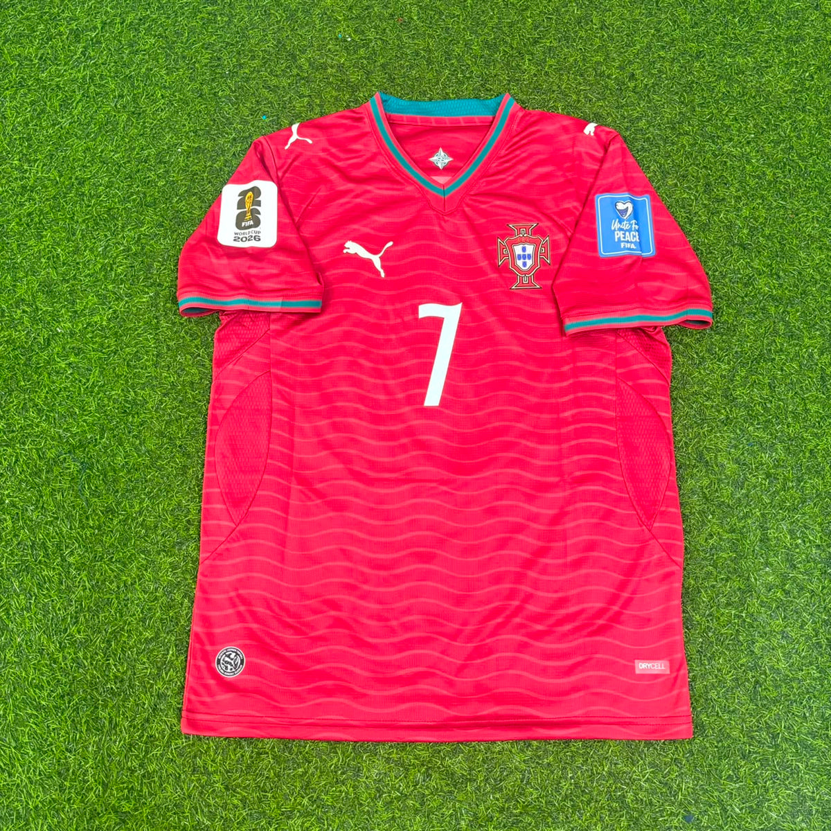 Portugal 2026 World Cup Red Home Football Jersey – Cristiano Ronaldo – Front View