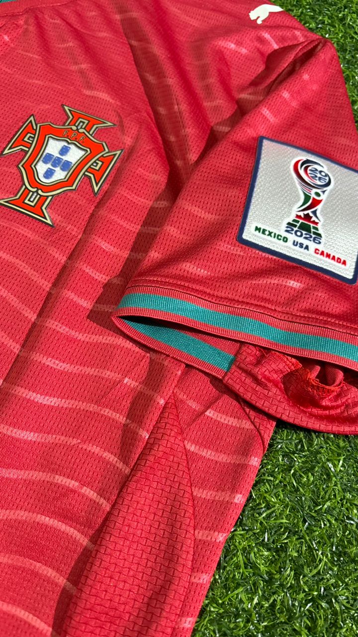 Portugal 2026 World Cup Red Home Football Jersey – Cristiano Ronaldo – 6