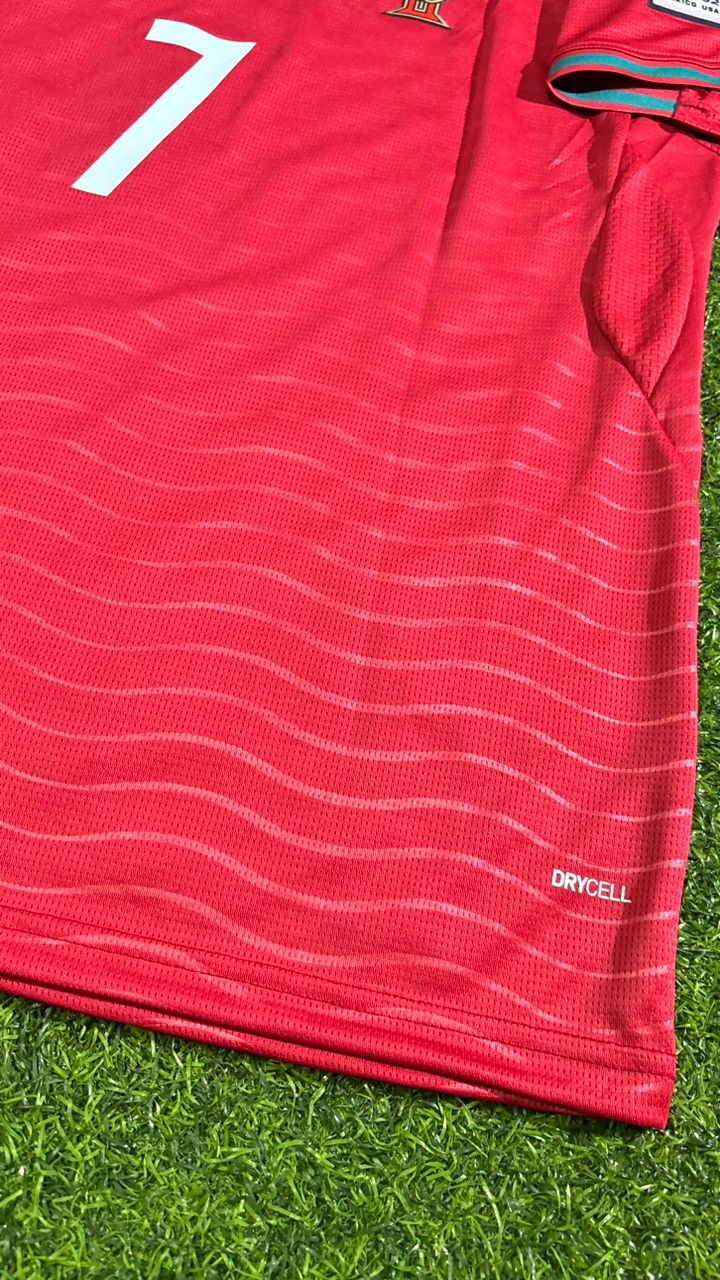 Portugal 2026 World Cup Red Home Football Jersey – Cristiano Ronaldo – 7