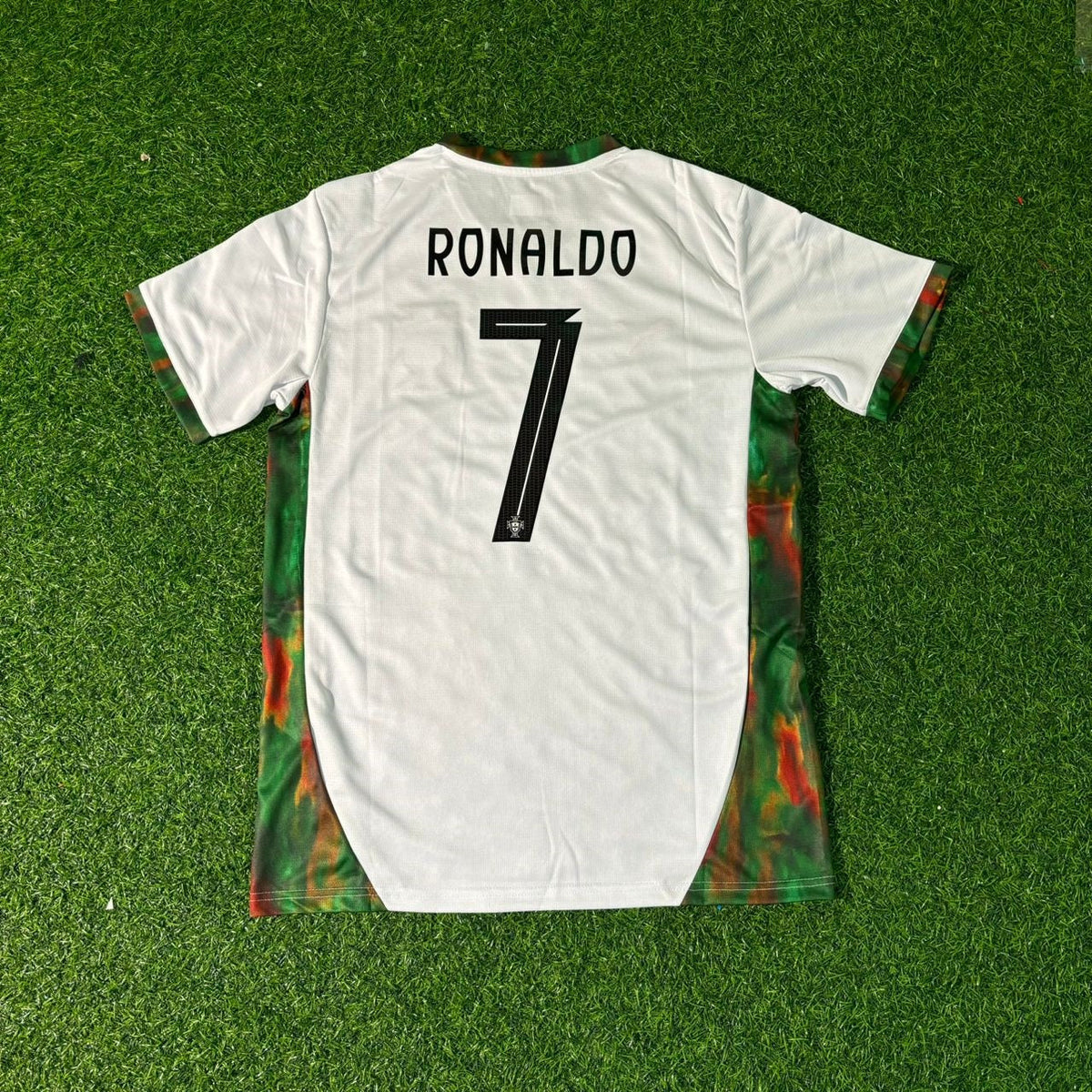 Portugal 2026 World Cup White Football Jersey – Cristiano Ronaldo – Back View