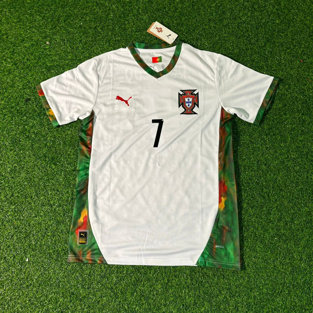 Portugal 2026 World Cup White Football Jersey – Cristiano Ronaldo – Front View