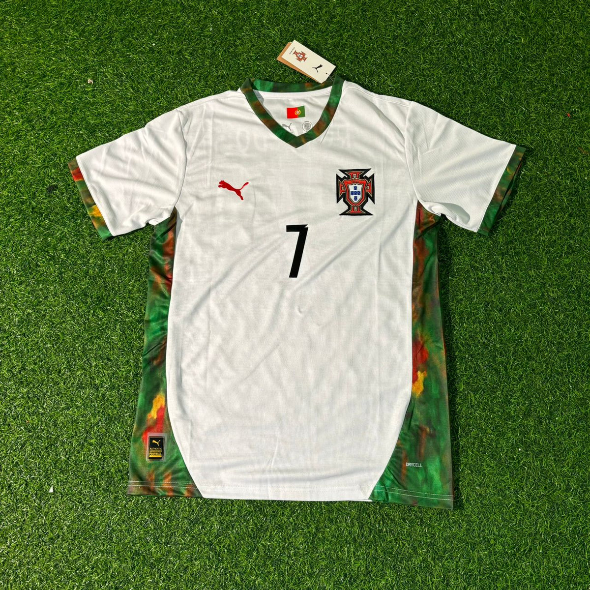 Portugal 2026 World Cup White Football Jersey – Cristiano Ronaldo – Front View
