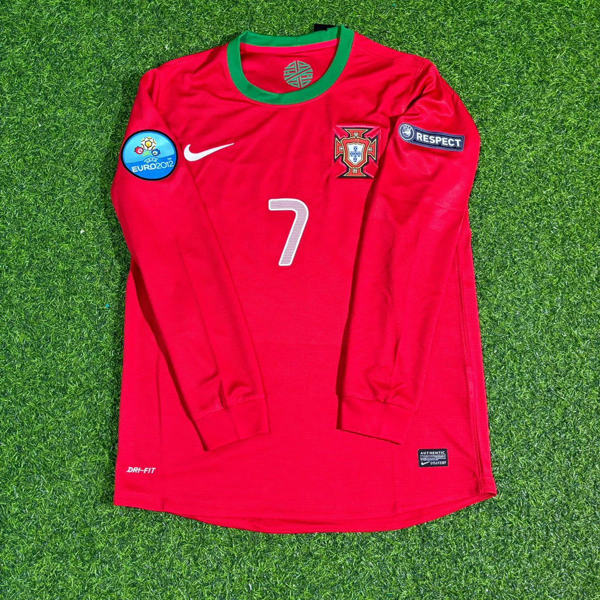 Cristiano Ronaldo Portugal EURO 2012 Long Sleeve Retro Football Jersey – 4