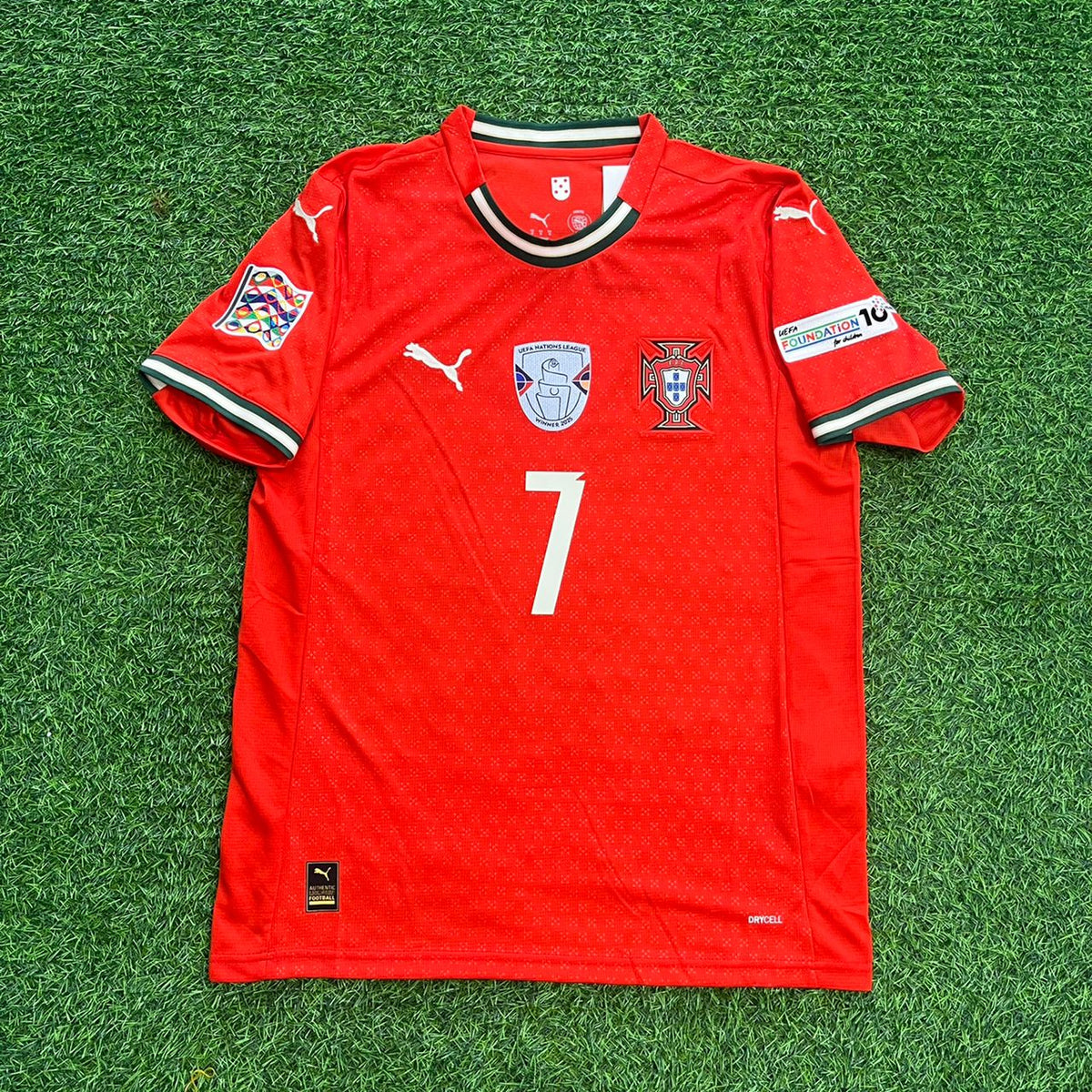 Cristiano Ronaldo Portugal UEFA Nations League Winner Red Jersey – Front View