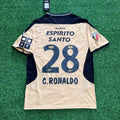 Cristiano Ronaldo Sporting CP 2003 Debut Retro Football Jersey – Back View