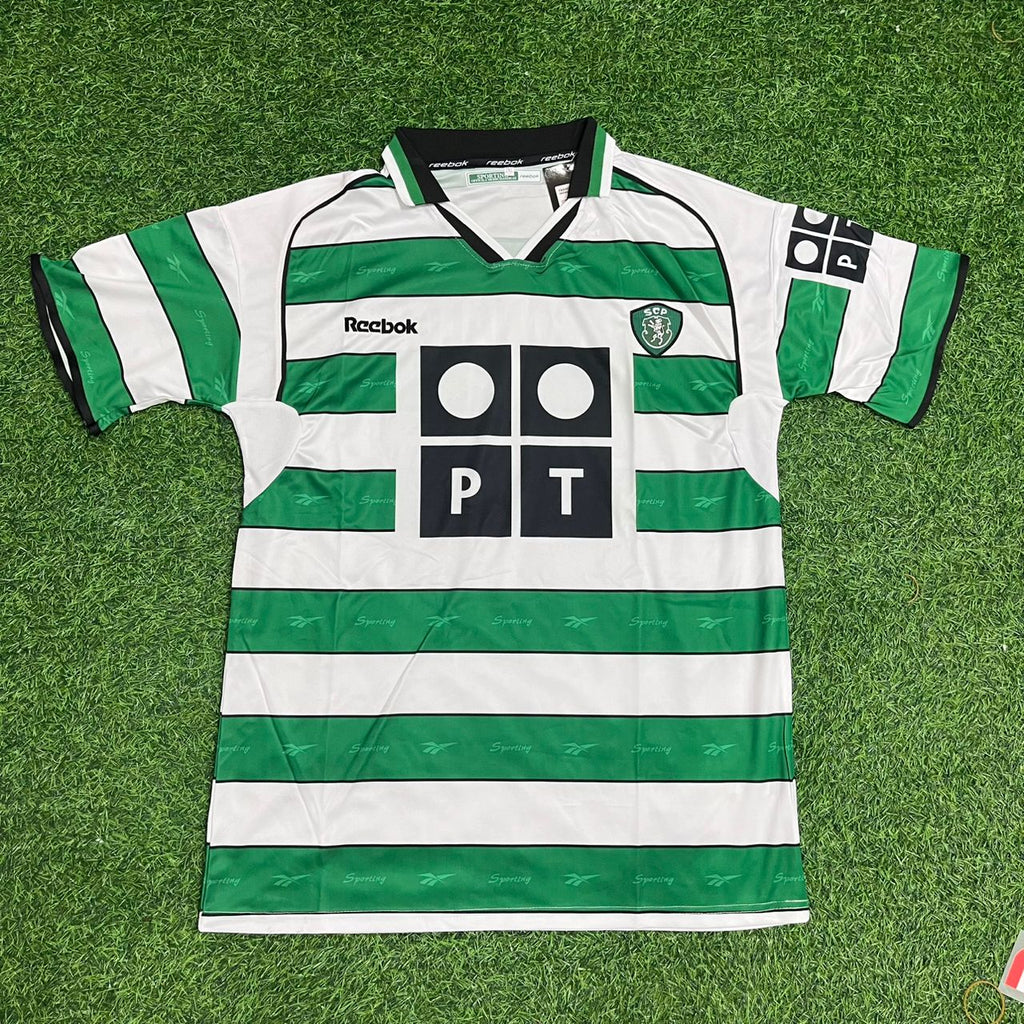 Cristiano Ronaldo Sporting CP Debut Retro Football Jersey Collection – Front View
