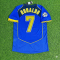 Cristiano Ronaldo Juventus Blue Retro Football Jersey – Back View