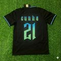 Matheus Cunha Brazil Retro Football Jersey – Back View