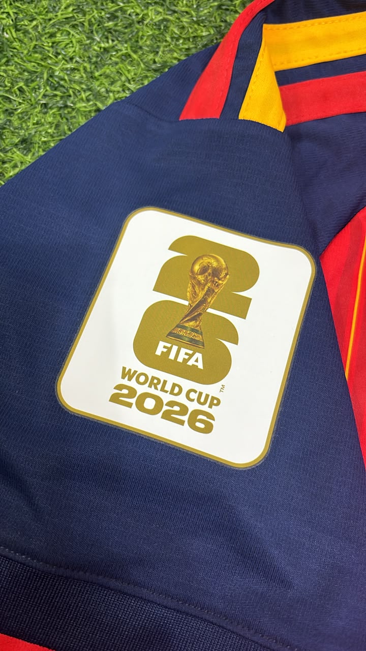 Ferran Torres #7 Spain 2026 World Cup Home Football Jersey – 4