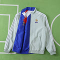 France 1986 Retro Both Sides Football Windbreaker Windjacke – Back View