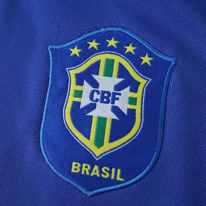 Brazil 2006 Season Away Blue Retro Jersey – 5