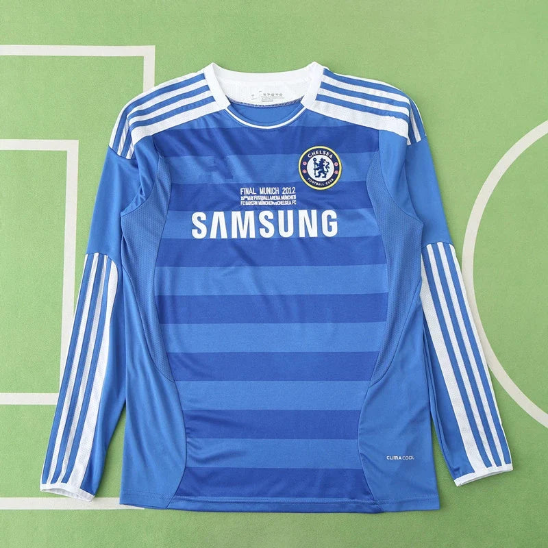 Chelsea FC 11/12 Season Home Blue Retro Football Jersey – Back View