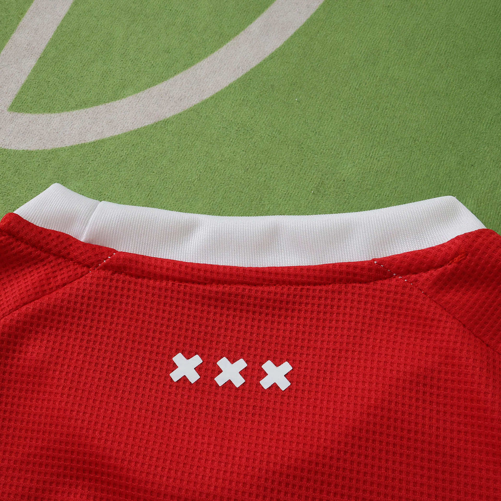 A.F.C. Ajax 2026-2027 Season Home Kids Football Jersey Trikot Maillot V5