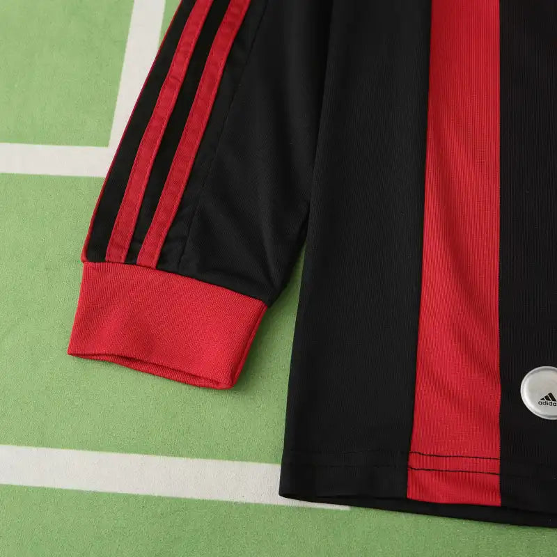 A.C.Milan 09/10 Season Red Home Long sleeved Retro Jersey – 5