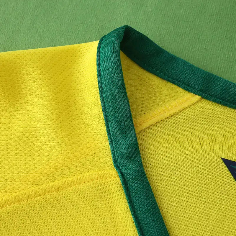 Brazil 2014 Season Yellow Retro Jersey – 5