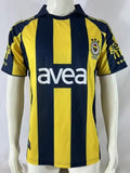 2008/09 Fenerbahçe White Retro Football Jersey – Back View