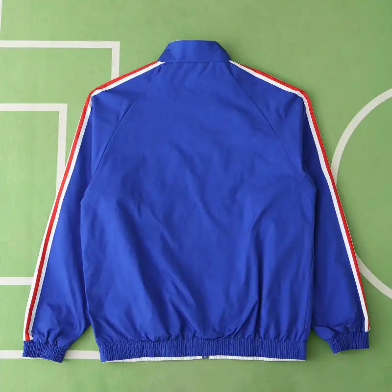 France Retro Vintage Double Sides Windbreaker - Reversible Jacket – 4
