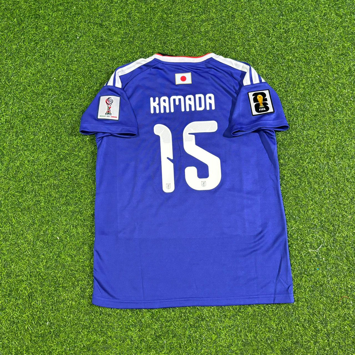 Japan 2026 World Cup Football Jersey – Daichi Kamada – Back View