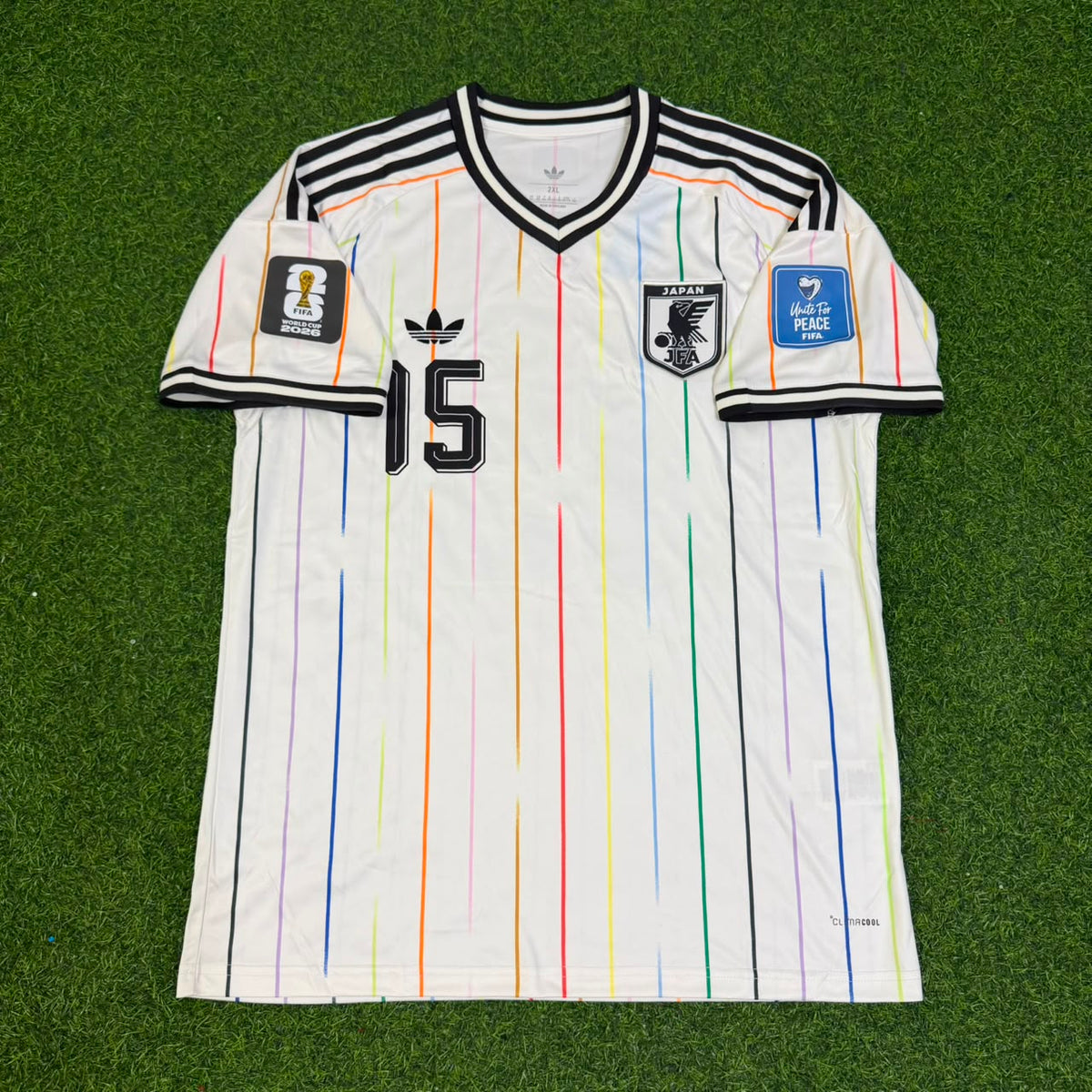 Daichi Kamada Japan World Cup 2026 Away White Football Jersey – Front View