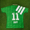 Ireland EIRE Retro Football Jersey – Damien Duff – Back View