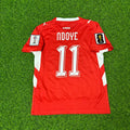 Switzerland 2026 World Cup Kit Jersey – Dan Ndoye 11 - – Back View