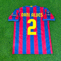 Dani Alves Barcelona Retro Jersey – Back View