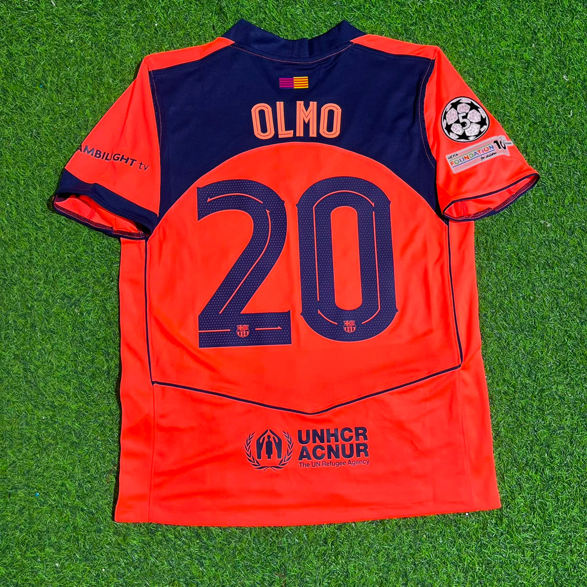 Barcelona 2025/2026 Season Kit Jersey – Dani Olmo – Back View