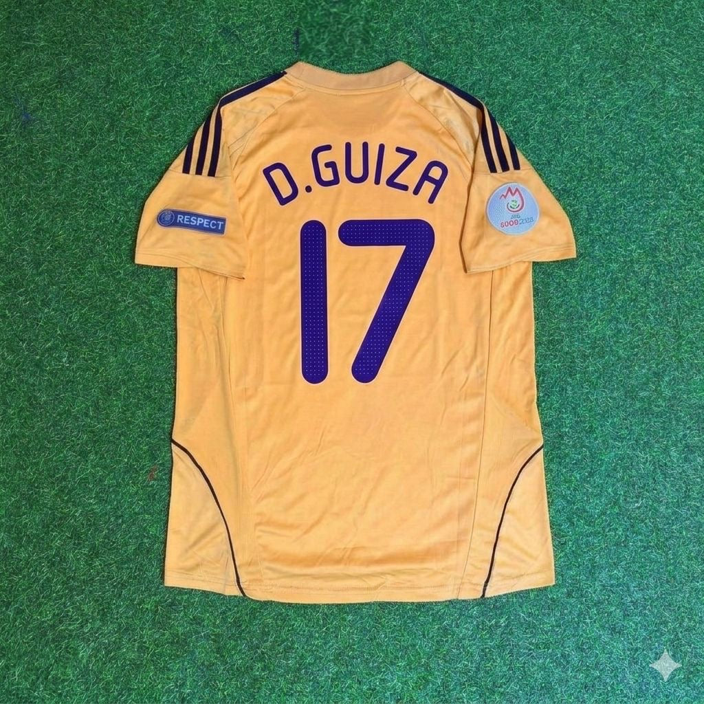 Spain EURO 2008 Retro Football Jersey – Daniel Güiza 17- – Back View