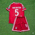 Bayern Munich 2013 Champions League Final Kids Retro Kit – Daniel Van Buyten #5 – Back View