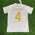 Daniele De Rossi - Italy White Anniversary Football Jersey – Back View