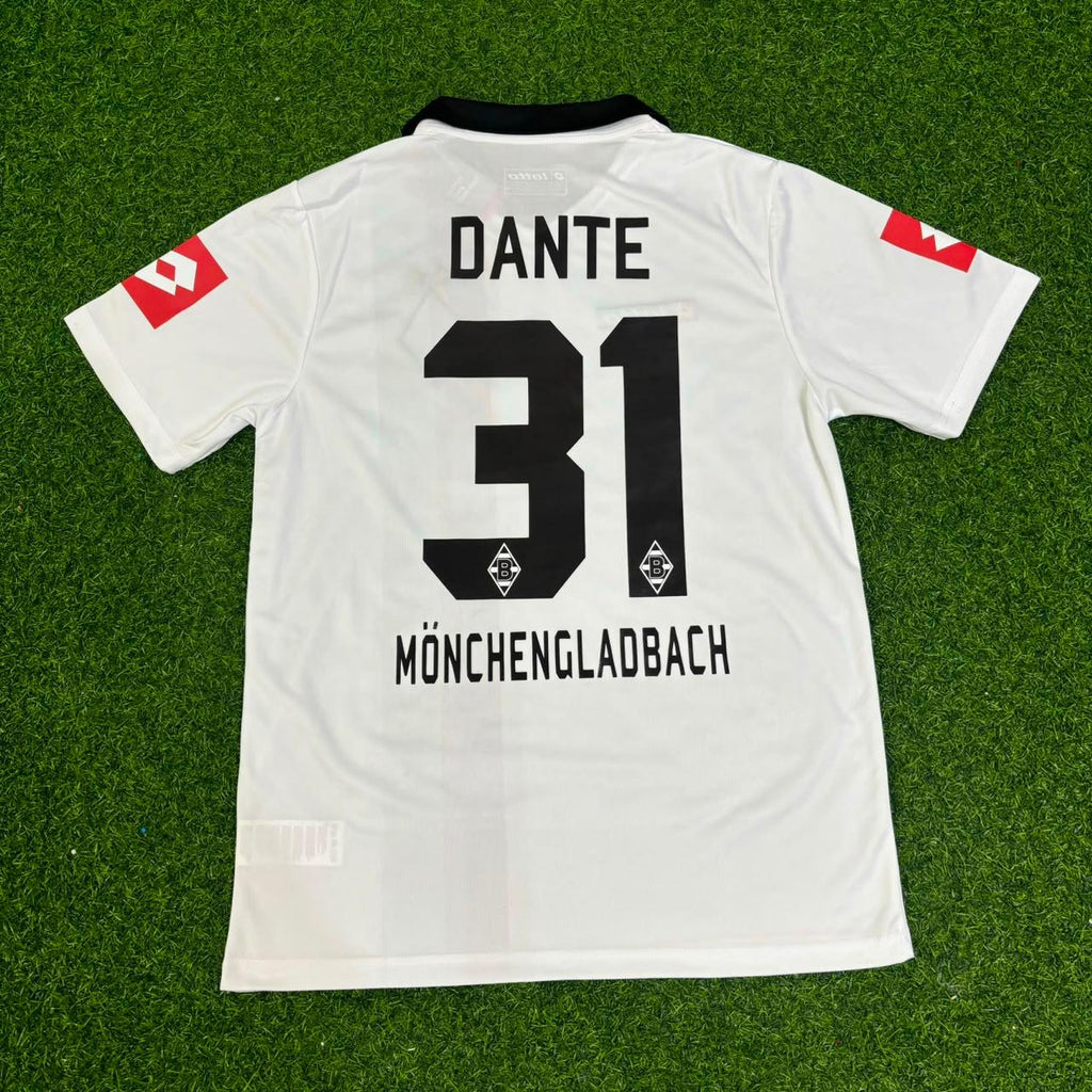 Dante Borussia Mönchengladbach 2008/09 Retro Football Jersey – Back View