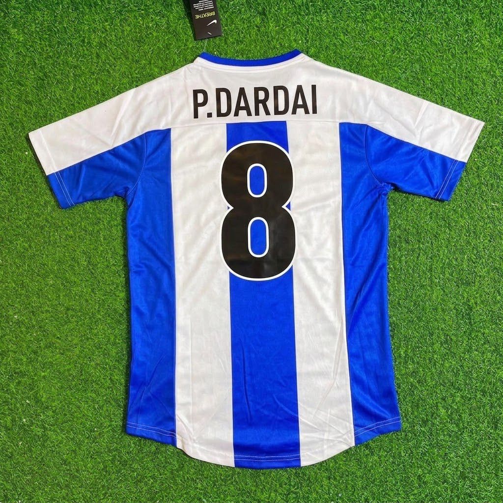 Pal Dardai Hertha Berlin 1999/00 Retro Football Jersey Kit – Back View
