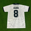 David Alaba Austria White Retro Football Jersey – Back View