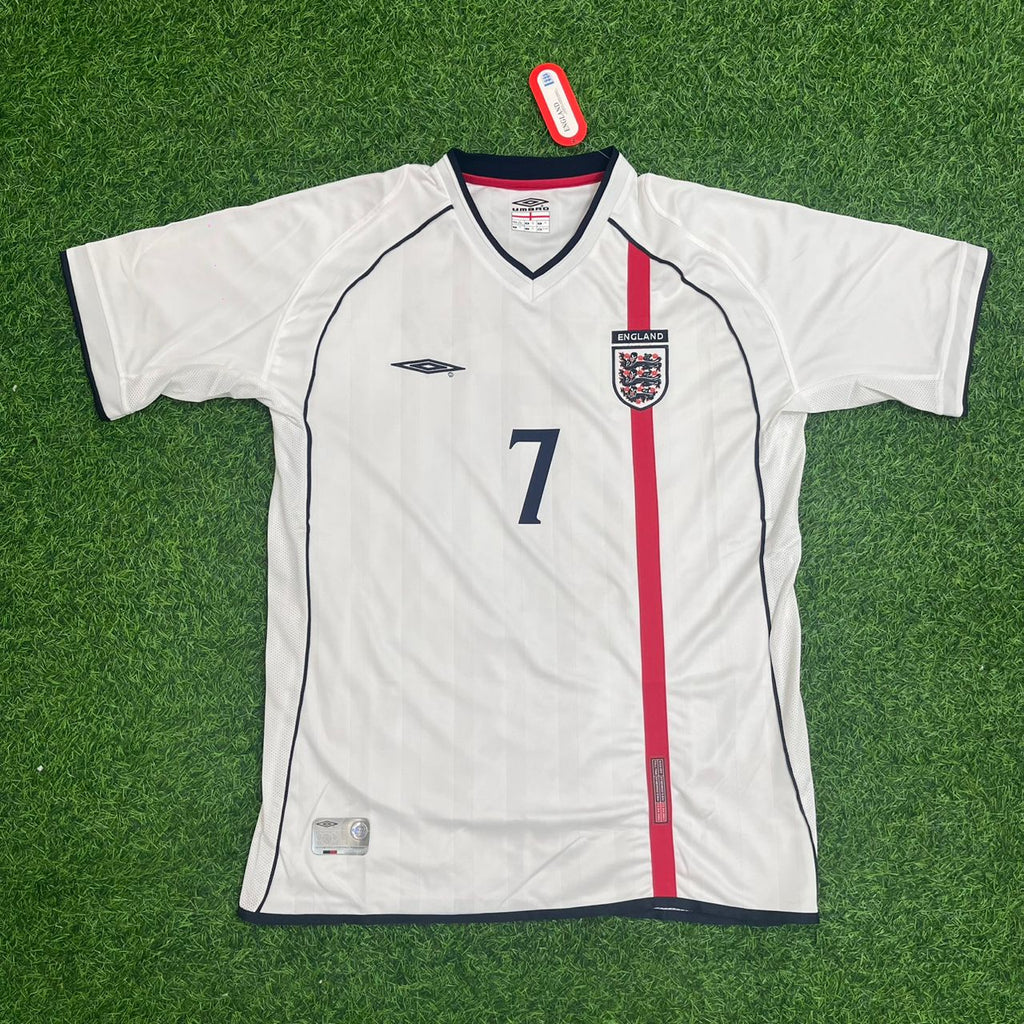 David Beckham 2002 World Cup Retro Jersey – Front View