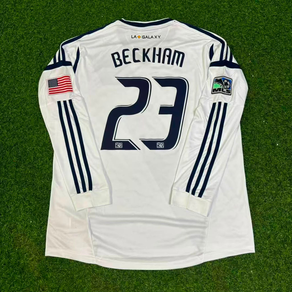 David Beckham 23 - LA Galaxy 2012 MLS Retro Kit Jersey – Back View