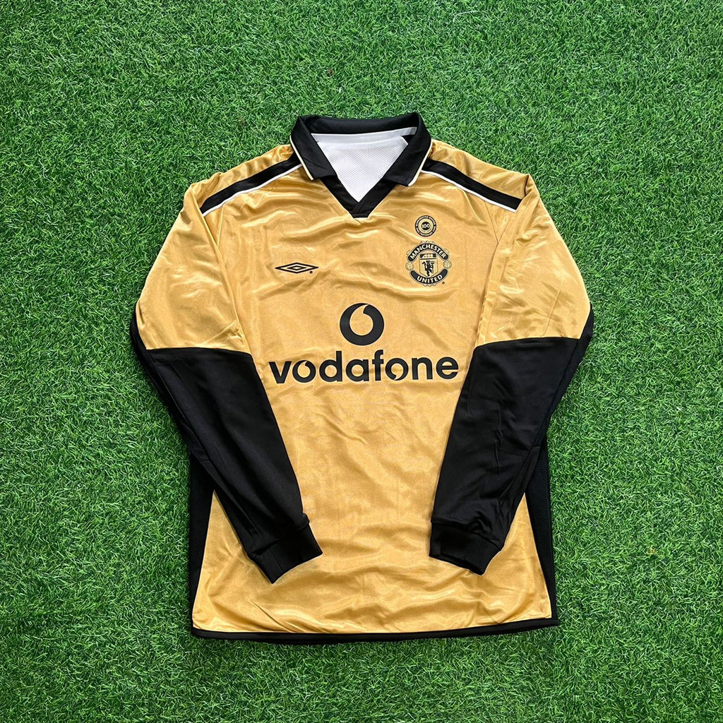 David Beckham #7 Manchester United 01/02 Reversible Away Shirt Retro Jersey – Front View