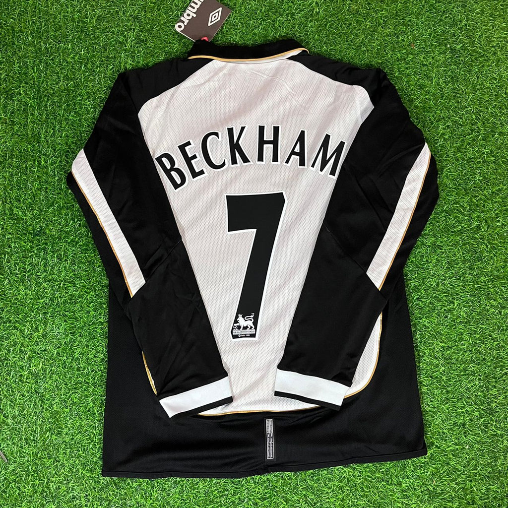 David Beckham Manchester United 01-02 Reversible Shirt Jersey – Back View