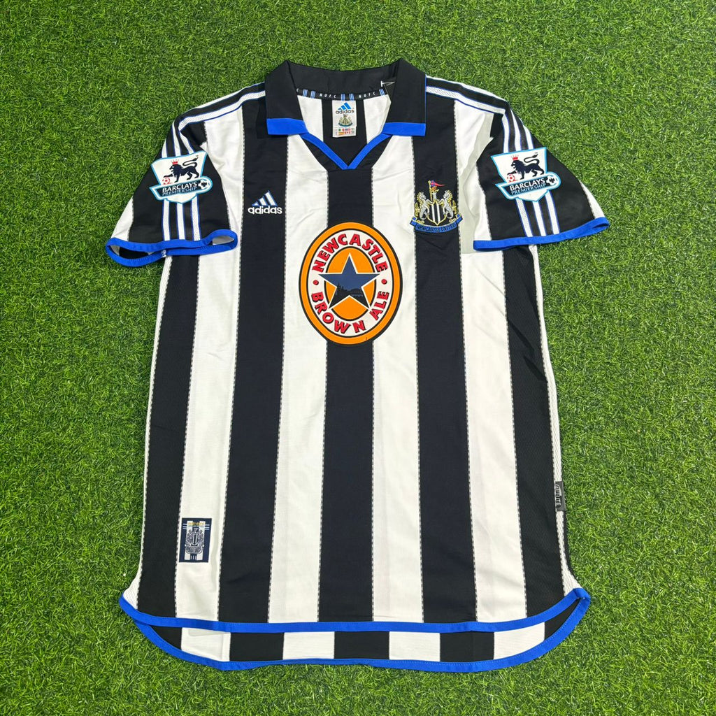David Ginola #14 Newcastle United Retro Football Jersey – Front View