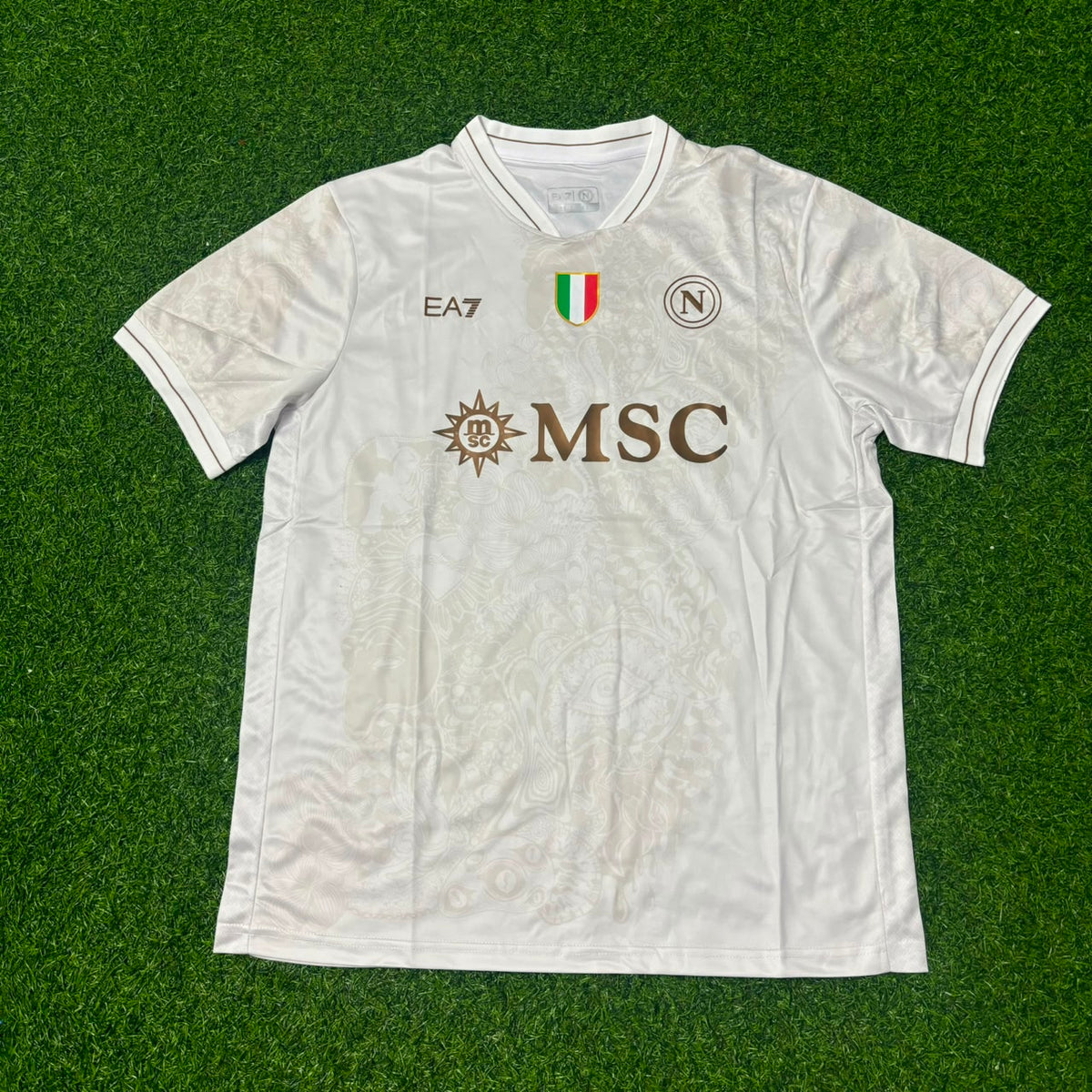 David Neres #7 Napoli Football Jersey – Front View
