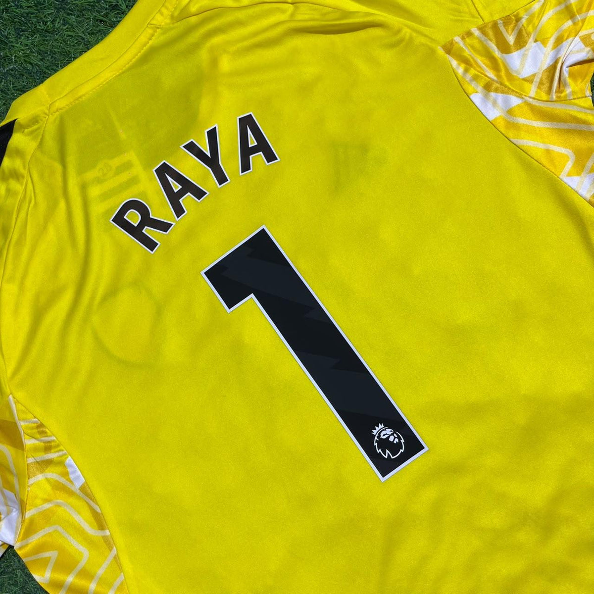 David Raya Arsenal 2026/2027 New Season Away Yellow Goalkeeper Jersey Kit Soccer – Detailed View
