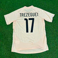 Juventus 2003/2004 Away Retro Football Jersey – David Trezeguet 17 – Back View