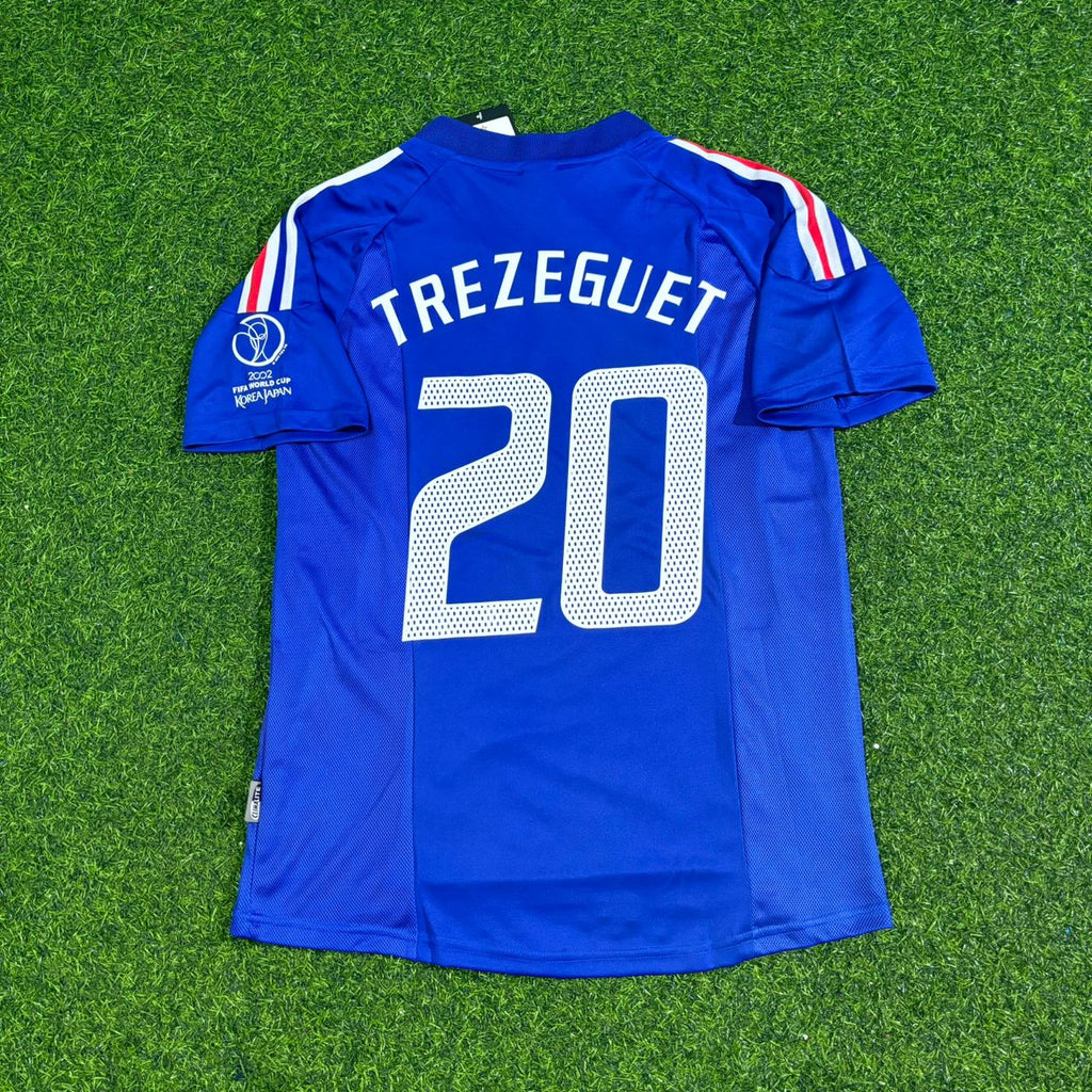 David Trezeguet France 2002 World Cup Retro Football Jersey – Back View